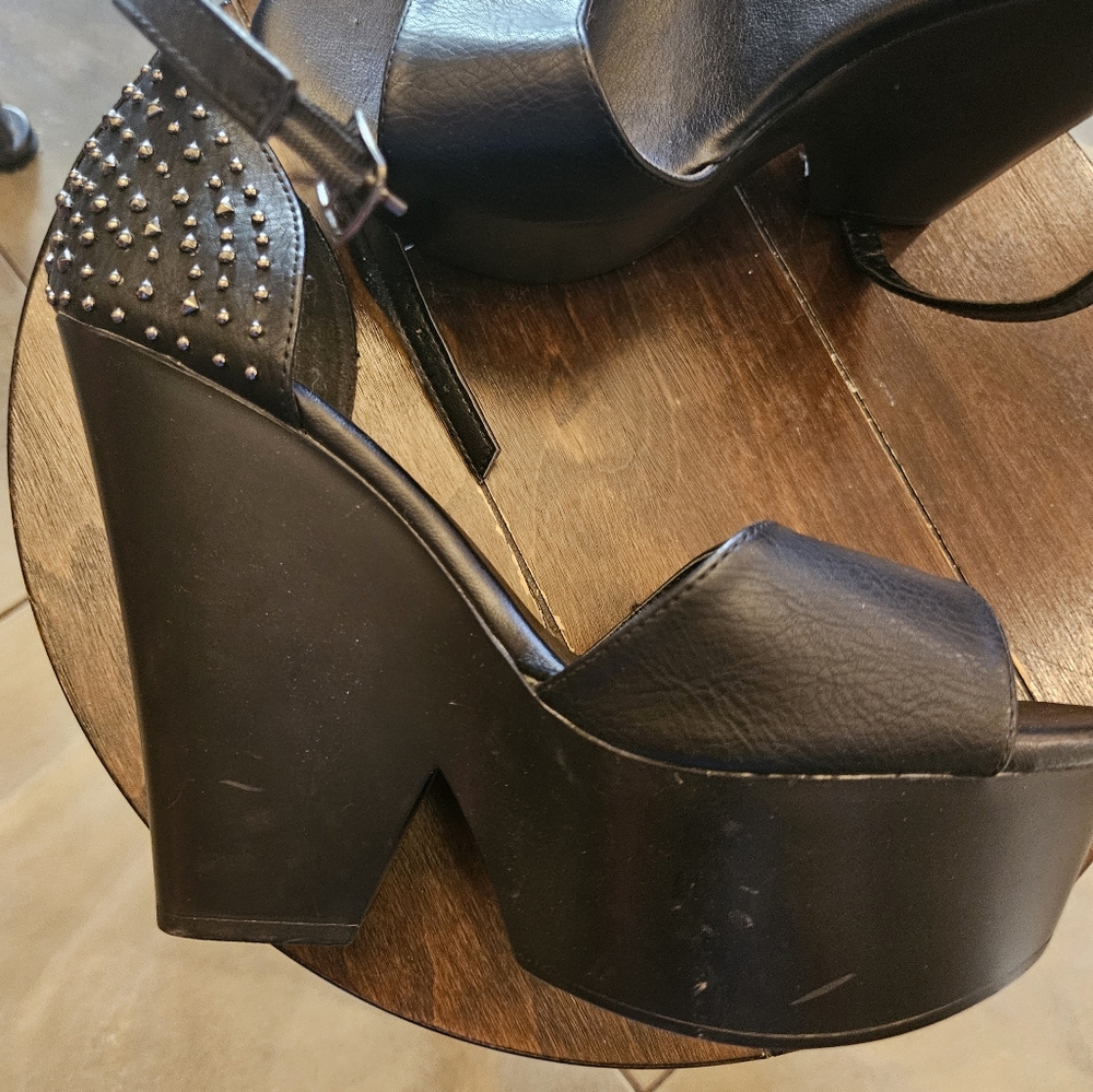 Torrid studded platform shoes